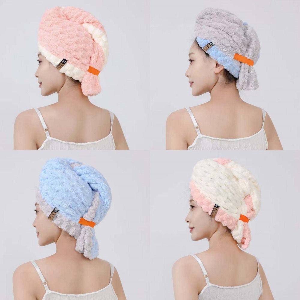 Hair Turban Towel - Yeniden Kullanılabilir Ekstra Büyük Hızlı Kuruyan