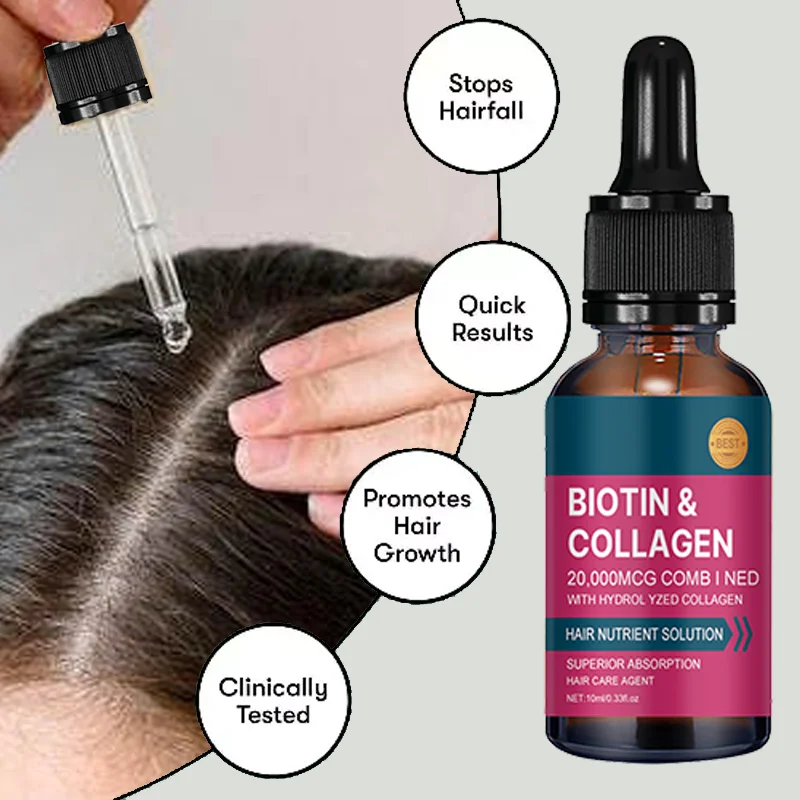Hair Care Collagen - Biotin Kolajen Saç Bakım Yağı, Karışık