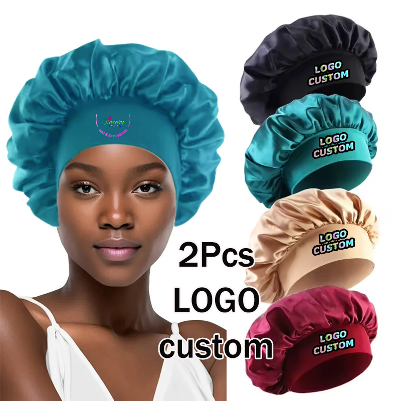 Hair Care Logo - İpek Bone Saten Saç Boneleri Gecelik