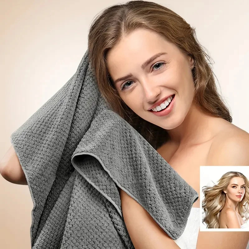 Hair Turban Towel - Ultra Emici Ekstra Büyük Mikrofiber Saç