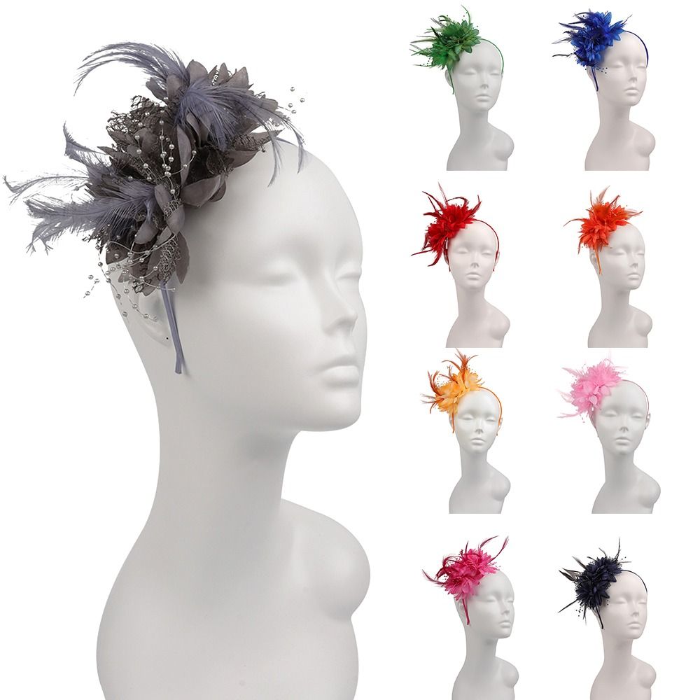 Hair Net Invisible - Büyüleyici kadınlar zarif Fascinator şapka saç