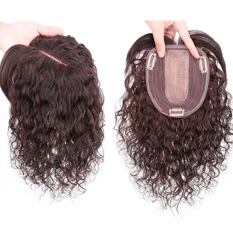 Hair Care Women - 13x13cm insan saçı kıvırcık postiş bayanlar