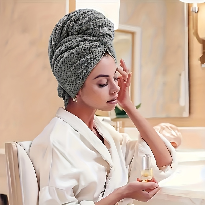 Hair Turban Towel - Kadınlar için Hızlı Kuruyan Saç Havlusu,