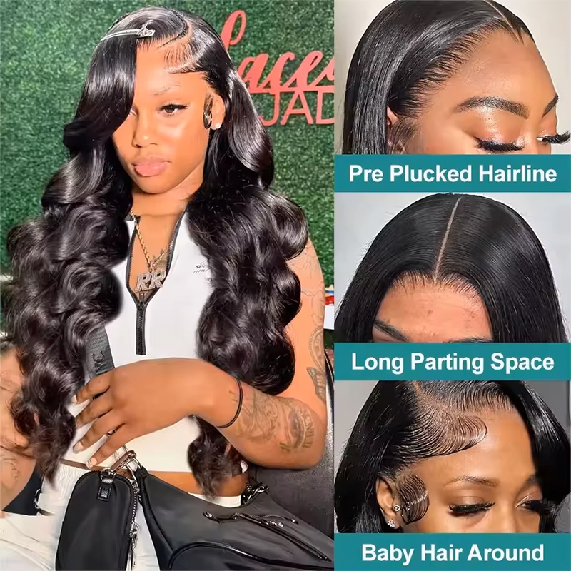 %180-220 Yoğunluklu Doğal Siya - Lace Front Wig incelemesi ve fiyatı
