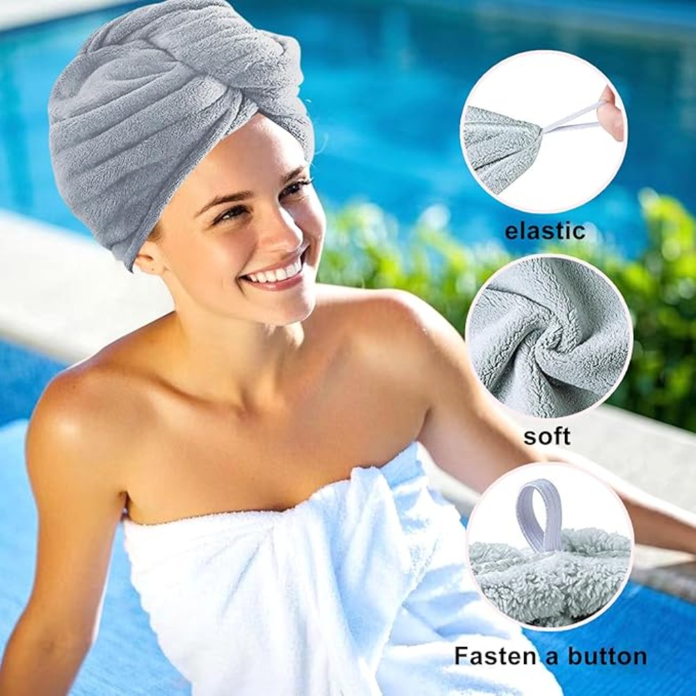 Hızlı Kuruyan Saç Havlusu, Ele - Hair Turban Towel incelemesi ve fiyatı