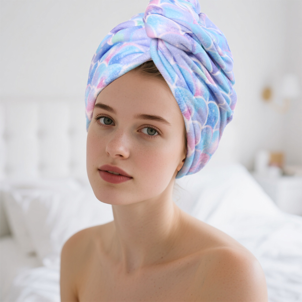 Yüksek Emici Baskılı Saç Havlu - Hair Turban Towel incelemesi ve fiyatı