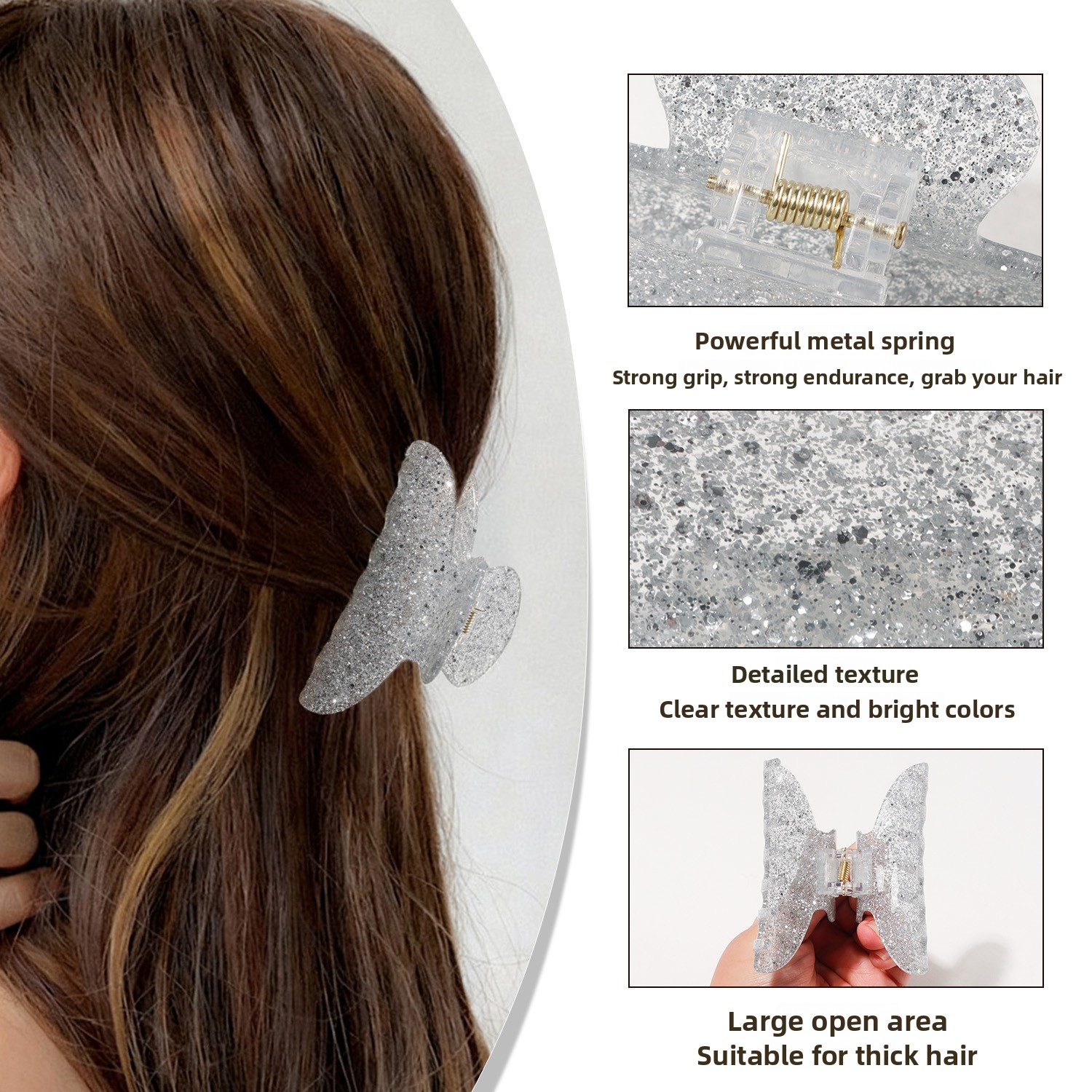 Simli Saç Tokası Altın Tozlu I - Hair Care Women incelemesi ve fiyatı
