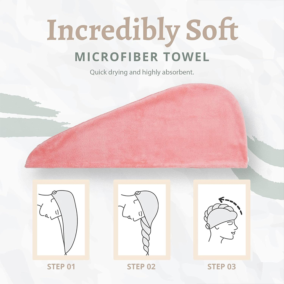 1 Adet Mercan Polar Saç Havlus - Hair Turban Towel incelemesi ve fiyatı