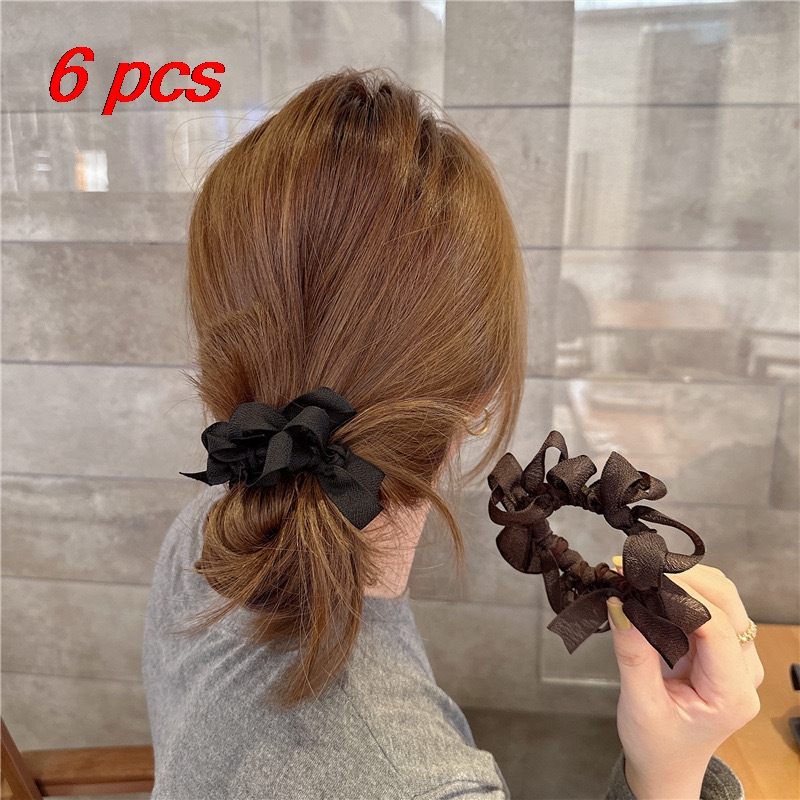 6 adet kadın saç Scrunchies se - Hair Net Invisible incelemesi ve fiyatı