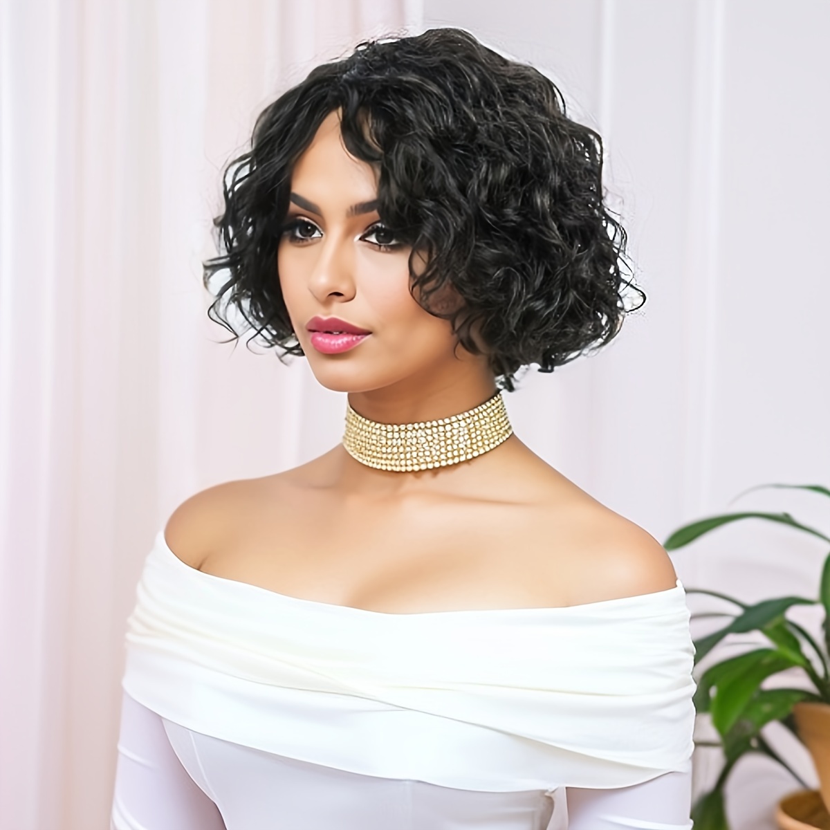 Kıvırcık insan saçı peruk tam  - Hair Care Women incelemesi ve fiyatı